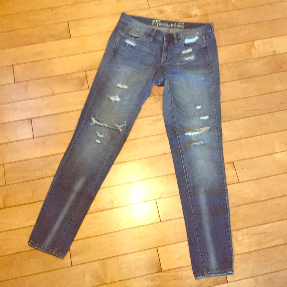 Madewell Skinny Distressed Denim Jeans Women’s 27